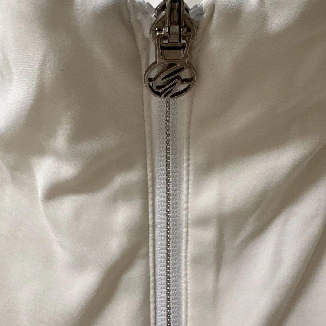 DESENTE GOLF レディース ホワイト フルジップジャケット