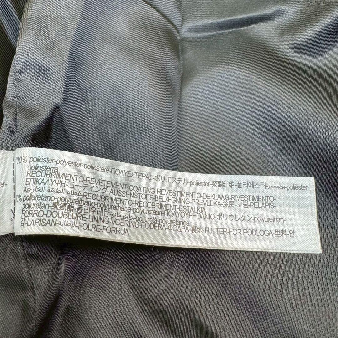 美品✨ ZARA ザラ レザー トレンチコート Mサイズ 黒 ベルト ダブル