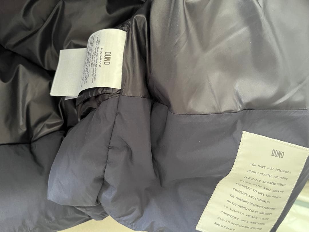 【新品】DUNO デュノ PEGGIE ペギー ダウンジャケット ネイビー