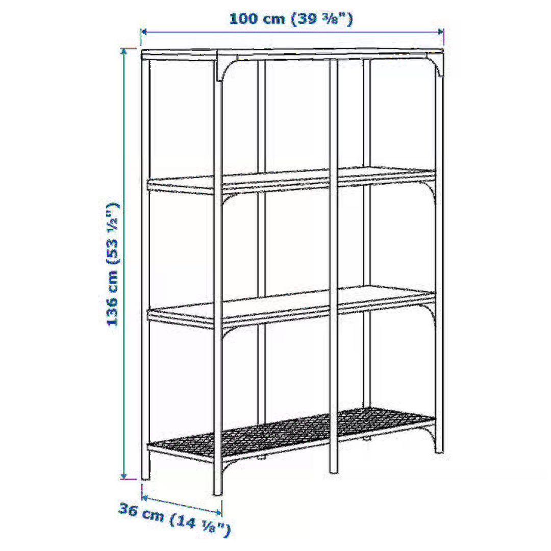 FJÄLLBO フィエルボ　シェルフユニット　ブラック