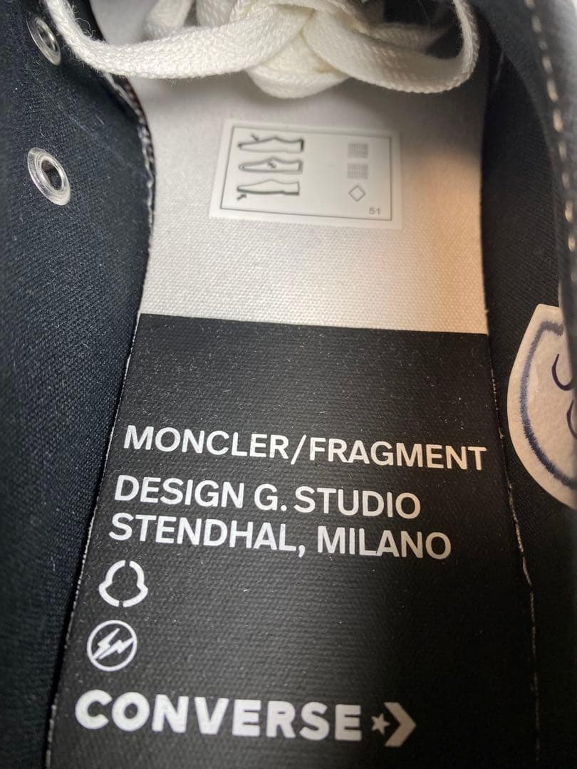 【新品】モンクレール×コンバース ジーニアス コラボスニーカー 限定