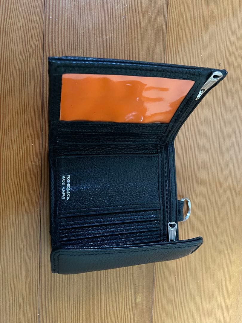 ポーター　PORTER　カームウォレット　ブラック　財布　三つ折り財布　ブラック