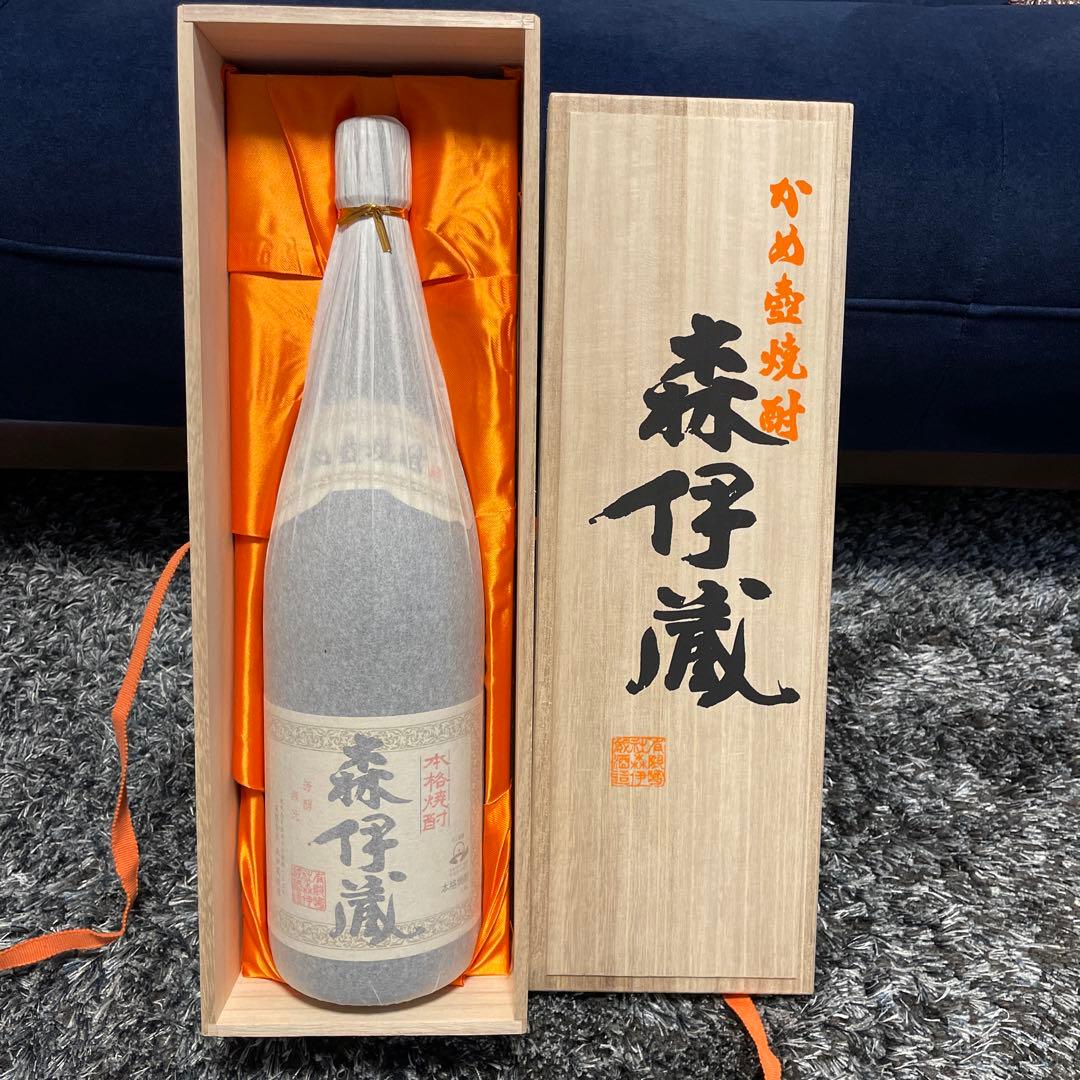 森伊蔵 かめ壺焼酎 木箱入り　1800ml