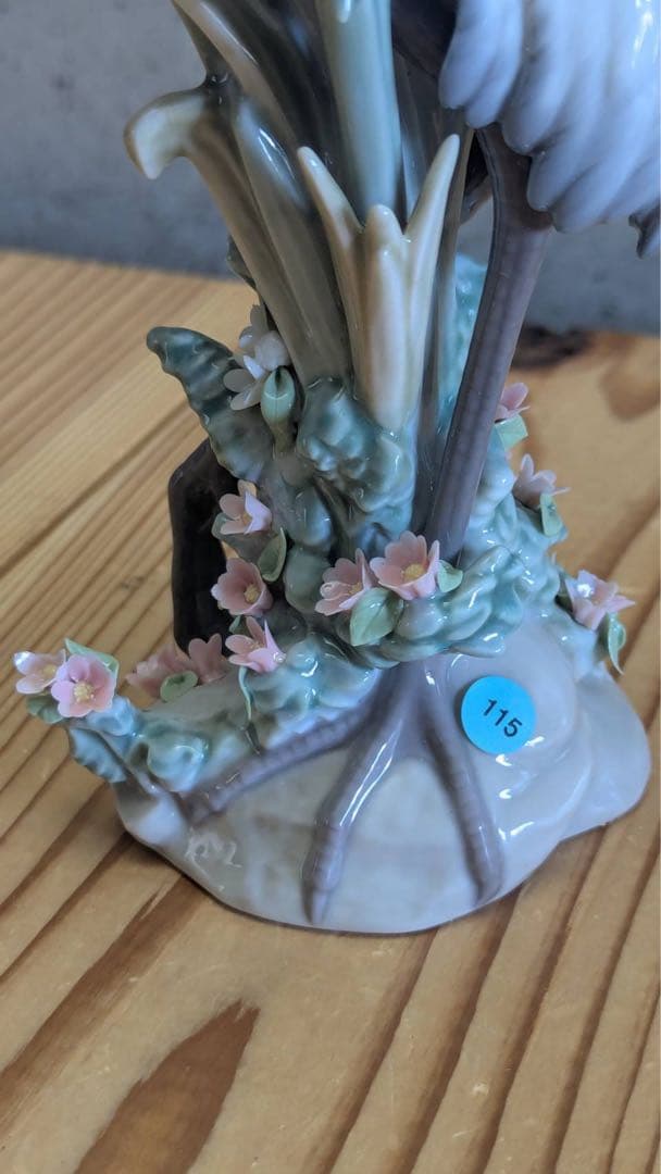 Lladro 白鷺の陶器彫刻 01614