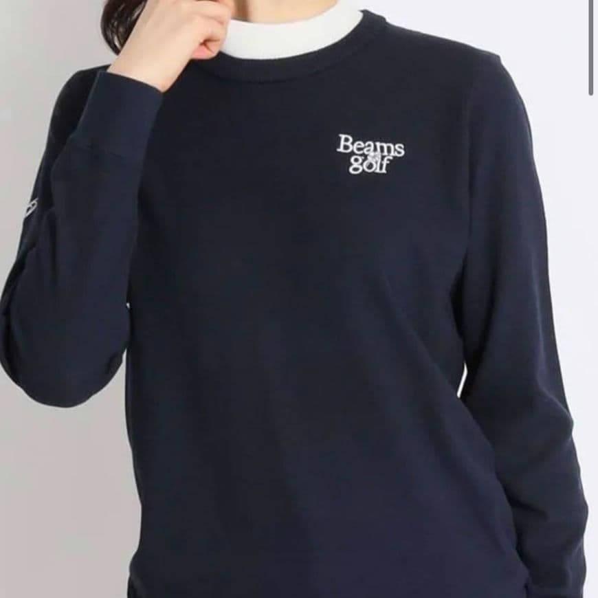 新品未使用　BEAMS GOLF 2024年モデル 重ね着風 ハイネックニット