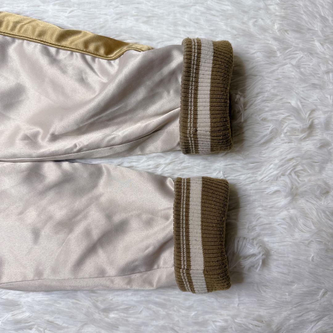 goaスカジャン 刺繍　ブラウン