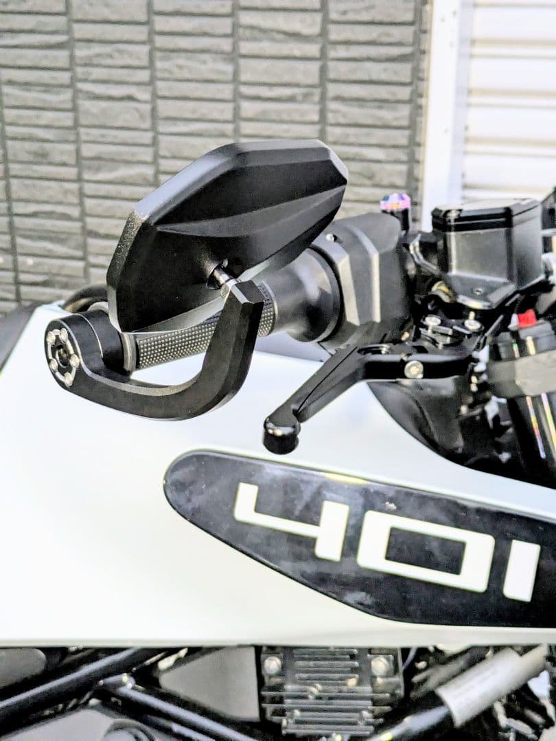 KTM旧型DUKE 現行RC 125 200 250 390専用バーエンドミラー