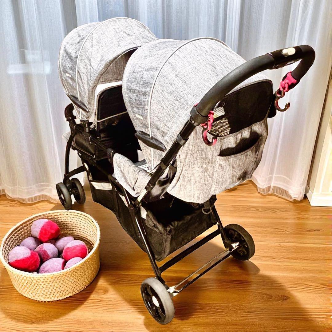 ✨美品✨ KATOJI タンデムストローラー 二人乗りベビーカー