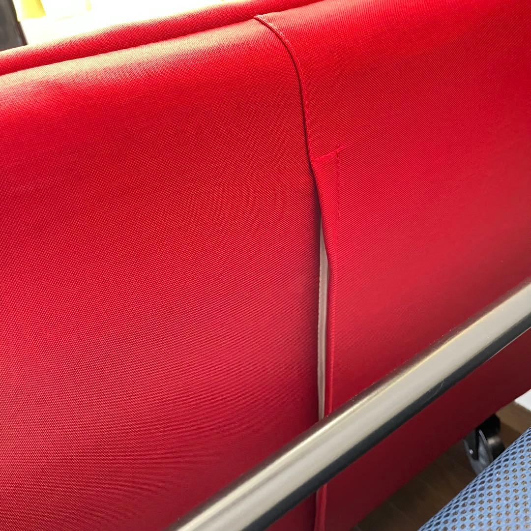 藤井家具　ビータアクティブ　ソファベッド　レッド　赤　キャスター付