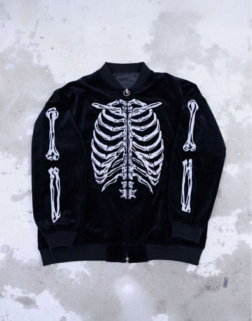 美品 Gamchu『Ascah/アスカ』Velour sukajan ブラック