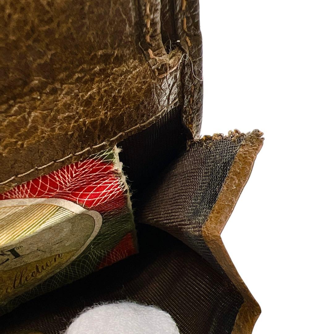 OLD GUCCI GGシュプリーム インターロッキング 折り財布 7715