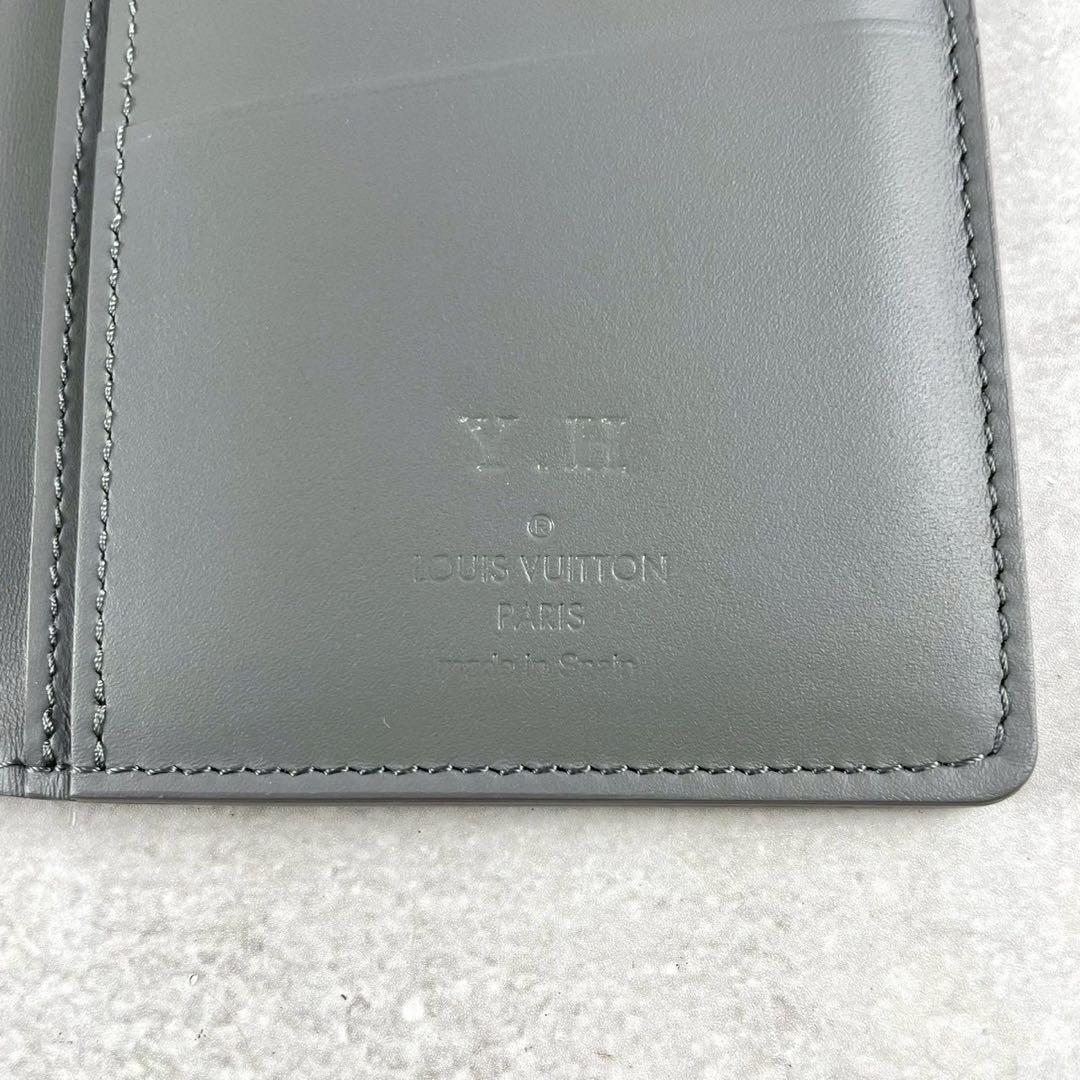 【美品】ルイヴィトン 長財布 モノグラムシャドウ ブラザ レザー トリヨン