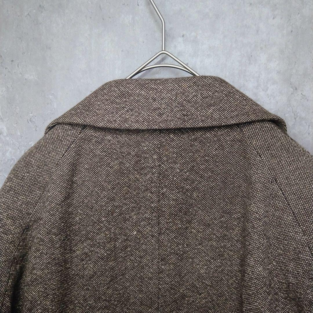 ポールスミス カシミヤ アンゴラ ステンカラーコート Lサイズ ロング丈