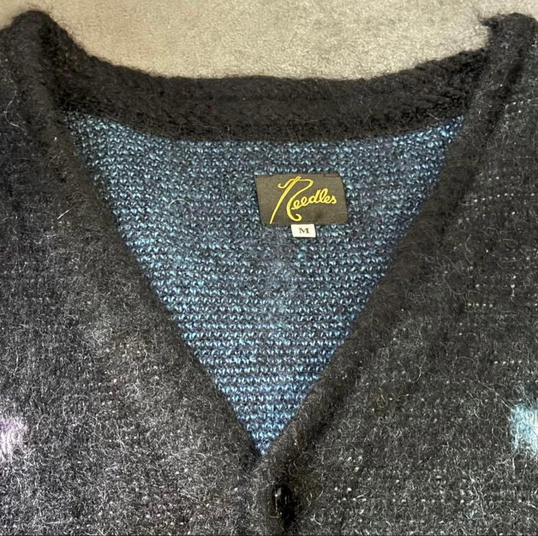 needles 21aw studious 別注 モヘア カーディガン