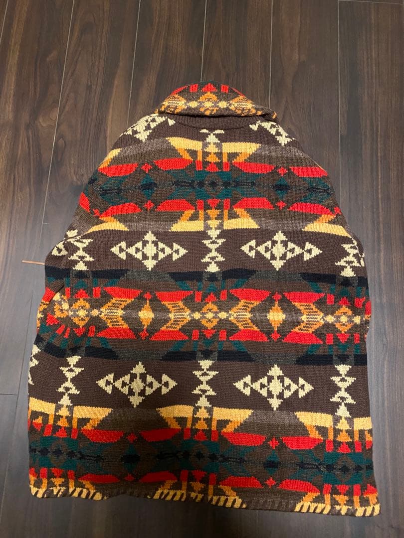 ラルフローレンニットガウン　ネイティブ柄