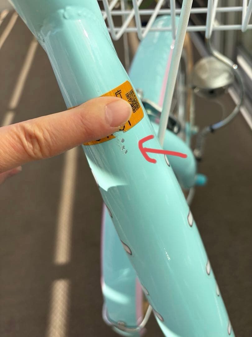 直接引渡　東京都　水色 子供用自転車 20インチ