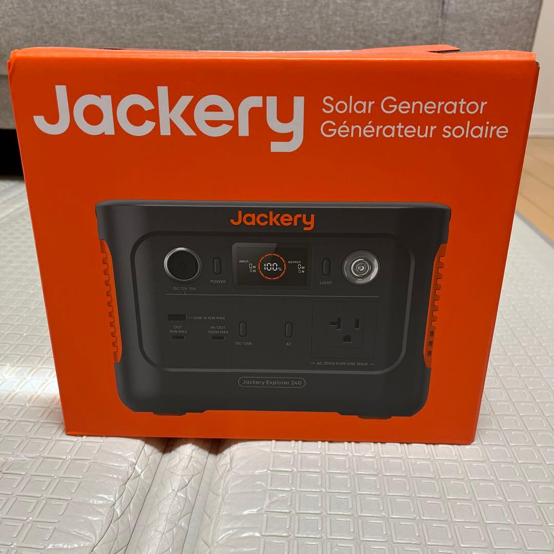Jackery ポータブル電源 240 New 256Wh