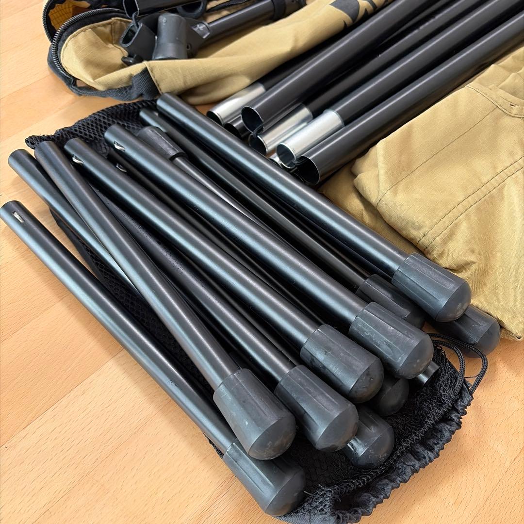 WAQ コット用フレーム アルミ製 ブラック