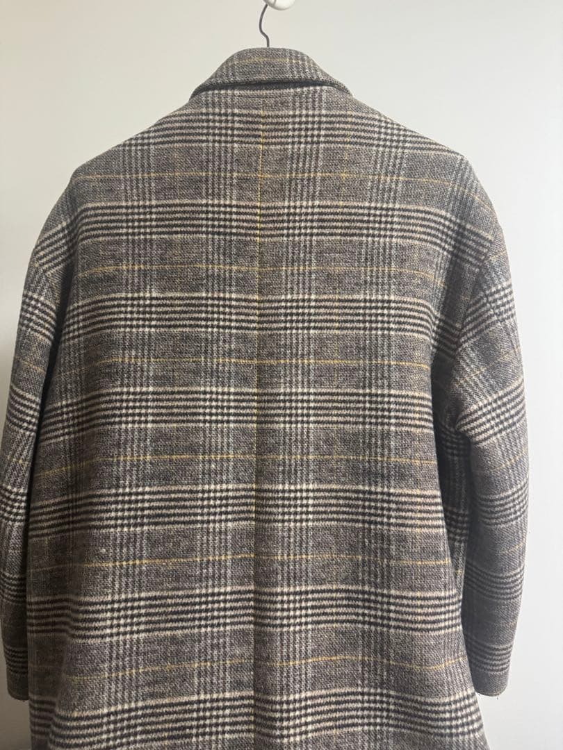 CULLNI　チェック　ロングコート