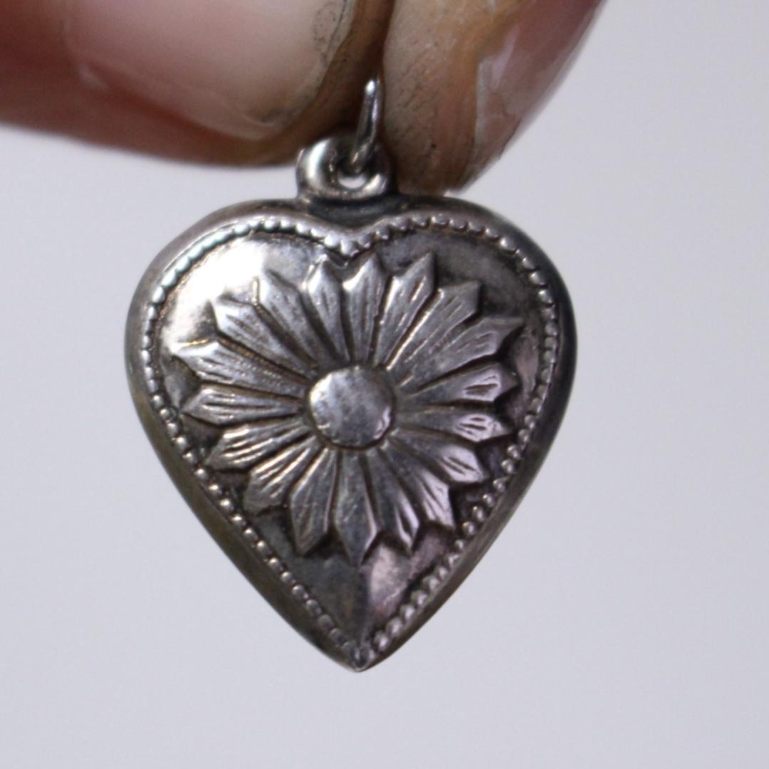 40s　スウィートハートジュエリー　マーガレット　シルバー　ネックレス　デイジー