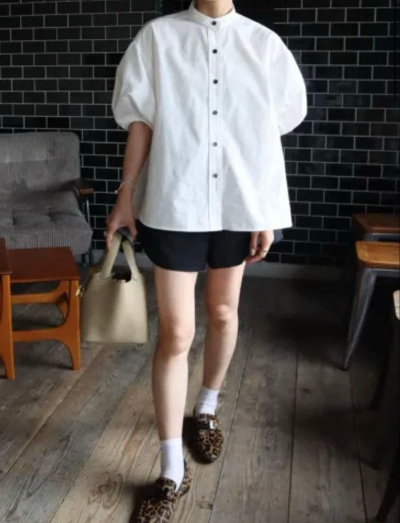 【新品未使用】epa half oxford shirt\"WHT\"