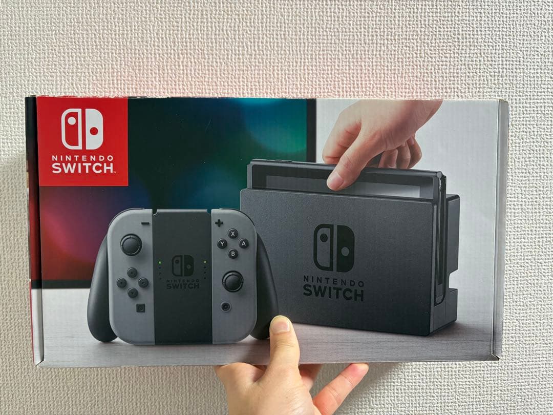 ア*キ様 Nintendo Switch グレー 本体とJoy-Conセット