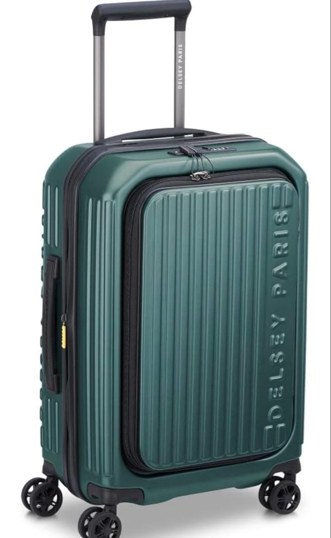 【新品未使用】DELSEY PARIS ダークグリーン キャリーケース 38L