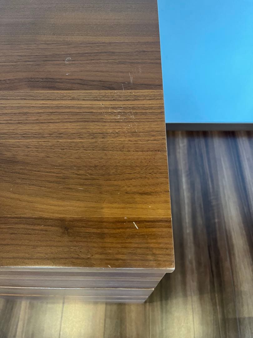 無印良品　4段チェスト　ウォルナット