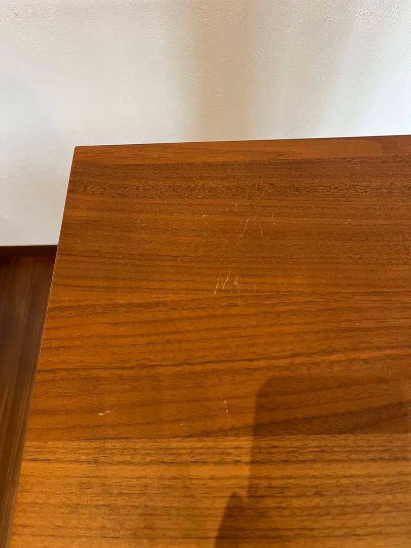 無印良品　4段チェスト　ウォルナット