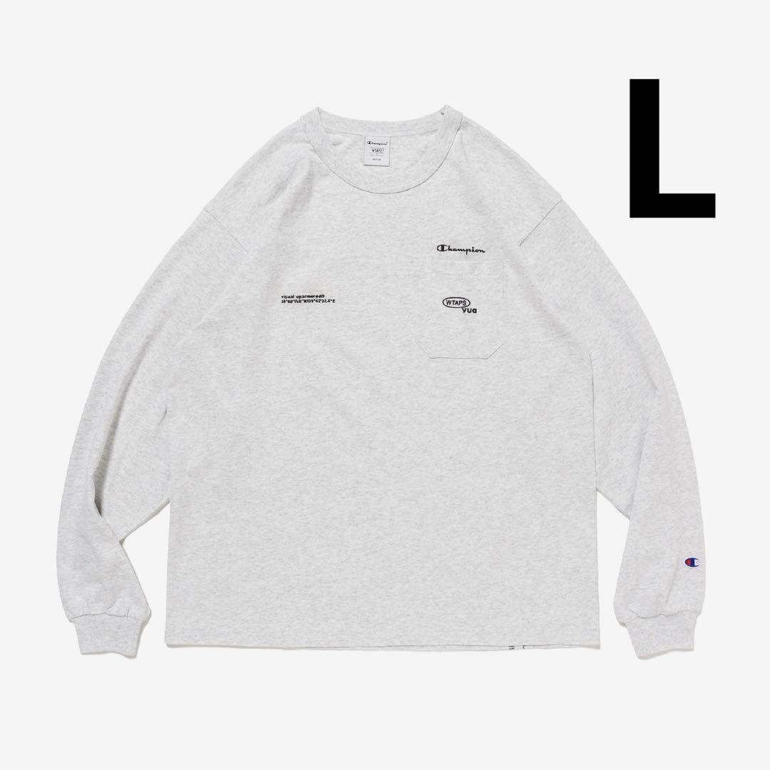 トップス WTAPS x Champion Academy / LS ash grey