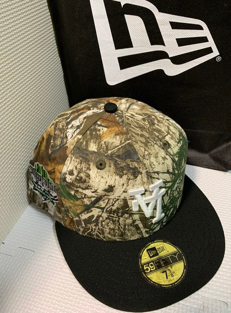 新品　ニューエラ　59FIFTY　限定別注　リアルツリー&アップサイドダウン