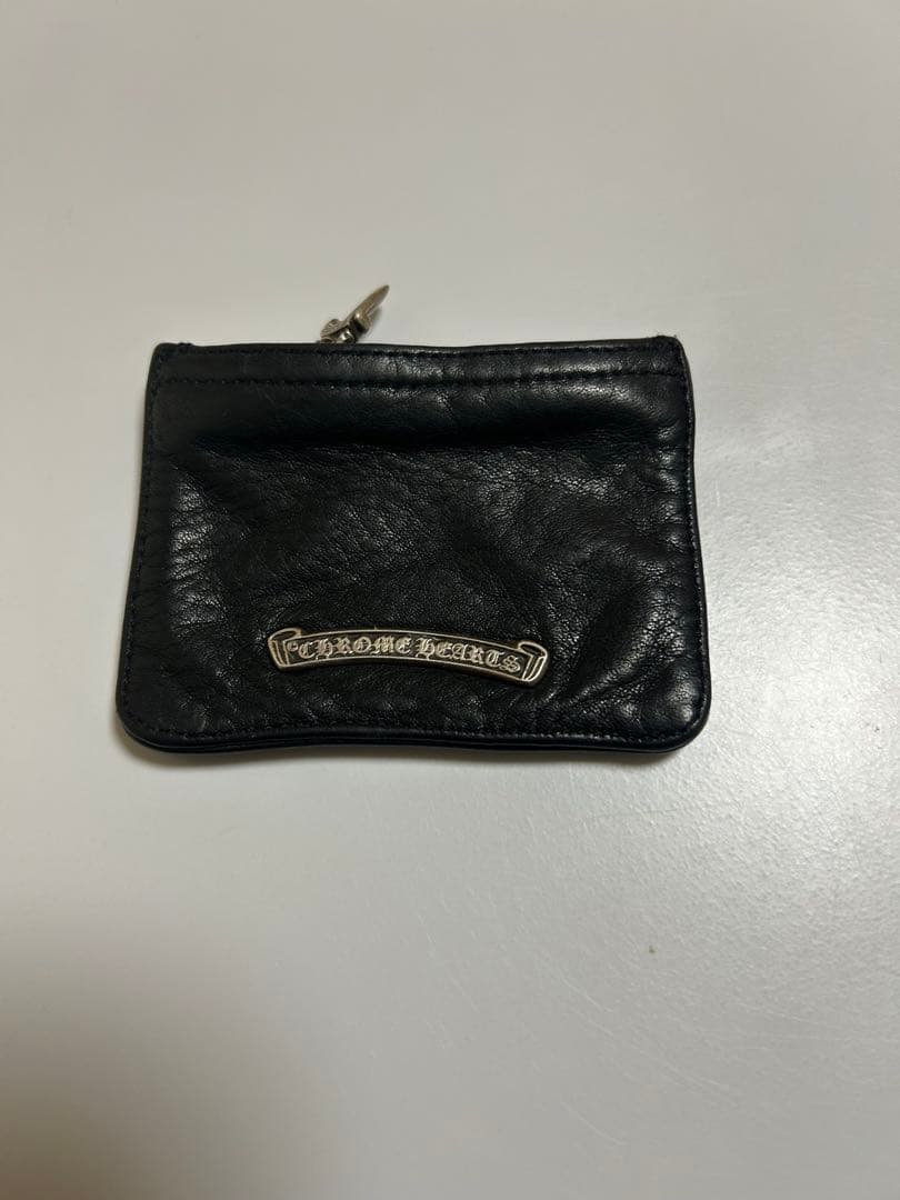 Chrome Hearts ブラックレザーケース　パース