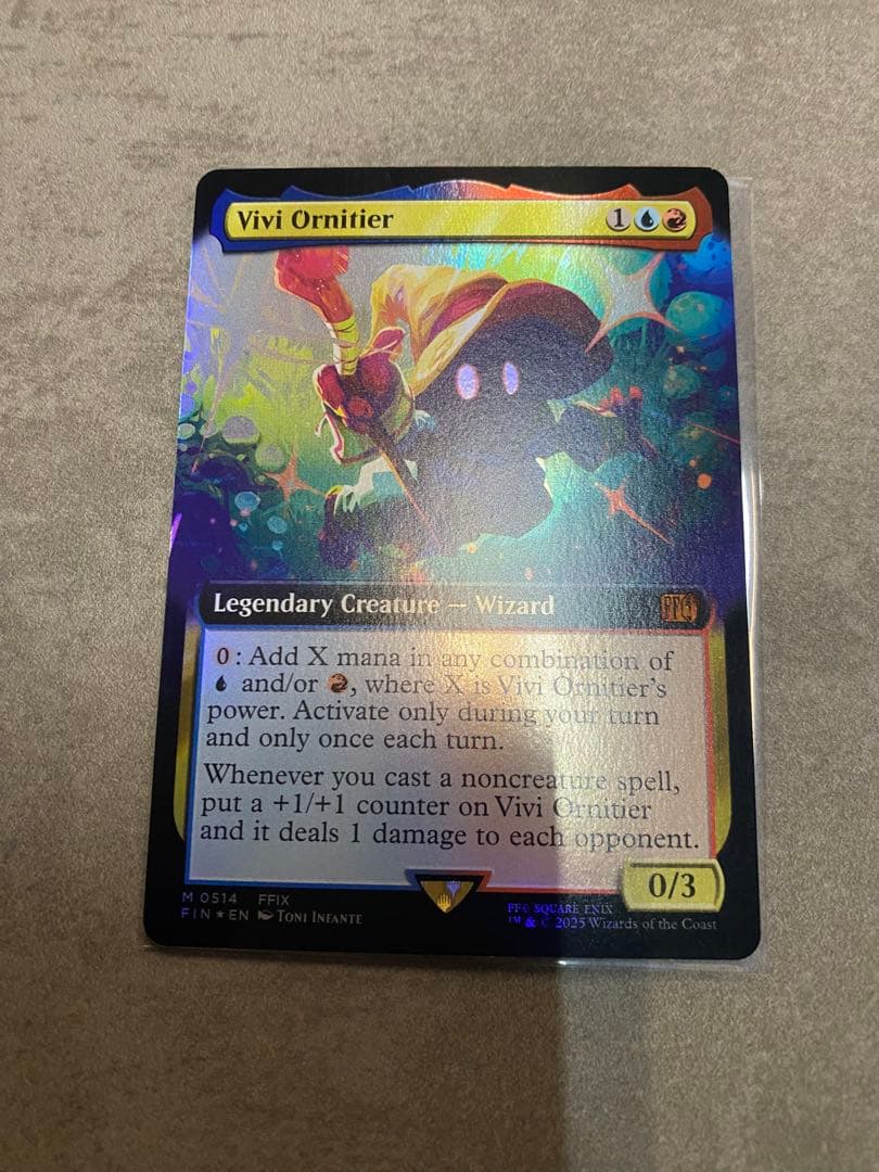 mtg FIN 迷える黒魔道士、ビビ 拡張foil EN ギフトバンドル産