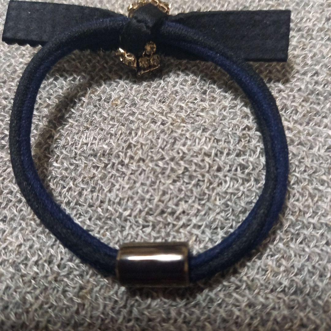 ペコ♥️コンプレックスビズ♥️クリスタルメッシュノット ポニー♥️完売品