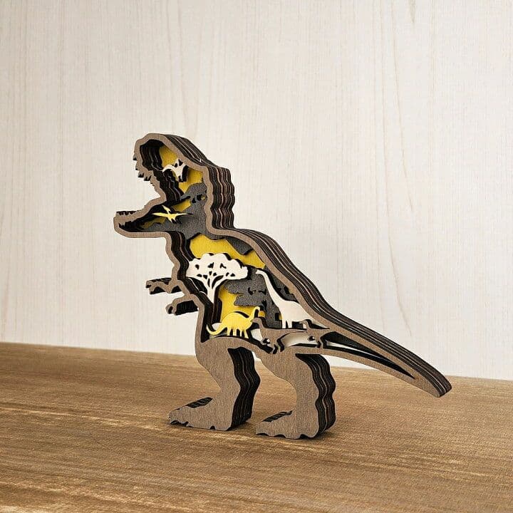 木製置物】ティラノサウルス恐竜★ジュラシックワールド グッズ置物 雑貨オブジェ