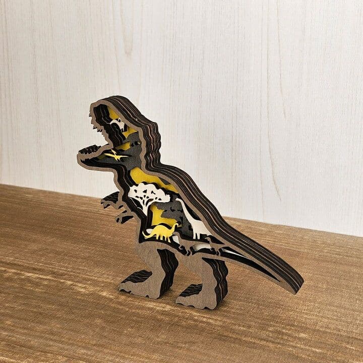 木製置物】ティラノサウルス恐竜★ジュラシックワールド グッズ置物 雑貨オブジェ