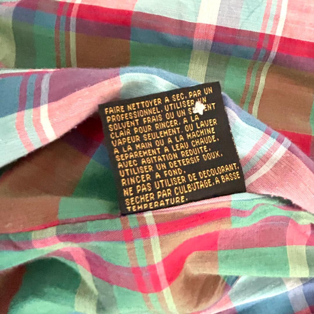 エディーバウアー ジャケット ハリントンジャケット ネイビー チェックM