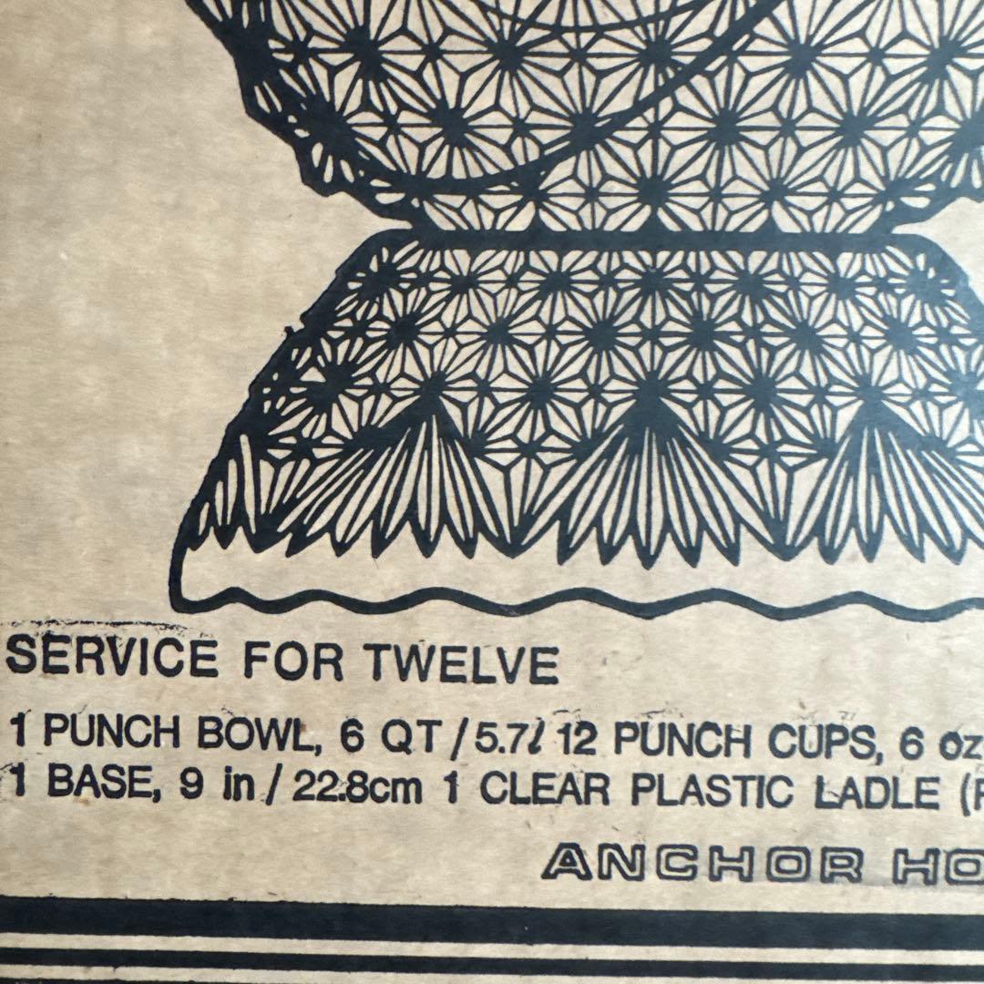 ANCHOR HOCKING社のPUNCH ボウルセット　ARLINGTON27