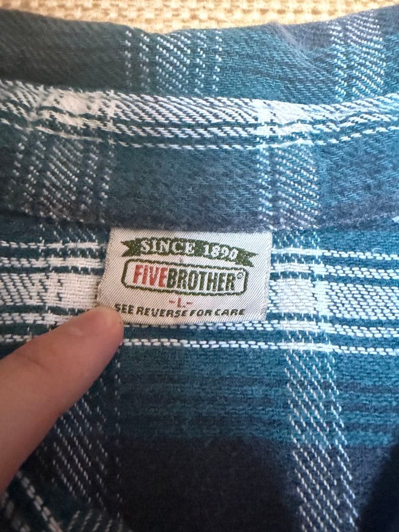 90's Five Brother フランネルシャツ made in USA