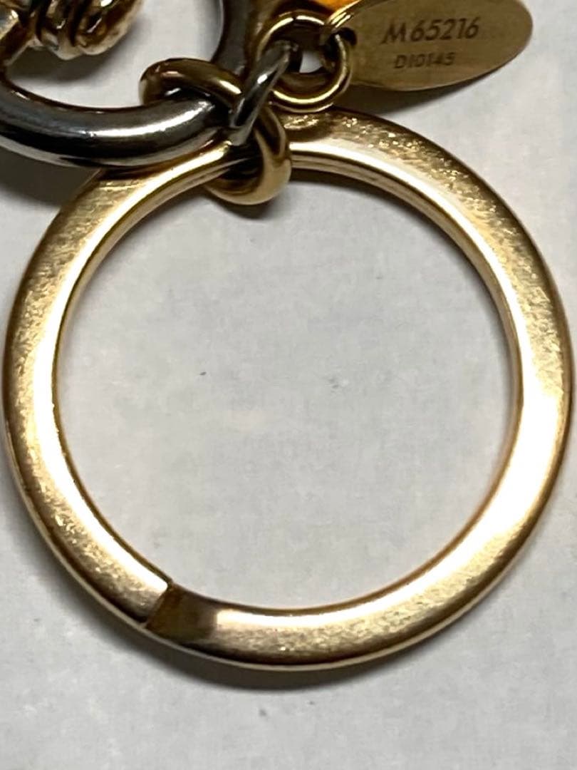 ルイヴィトン　ポルトクレ　LV ファセット　キーホルダー　チャーム　箱付き