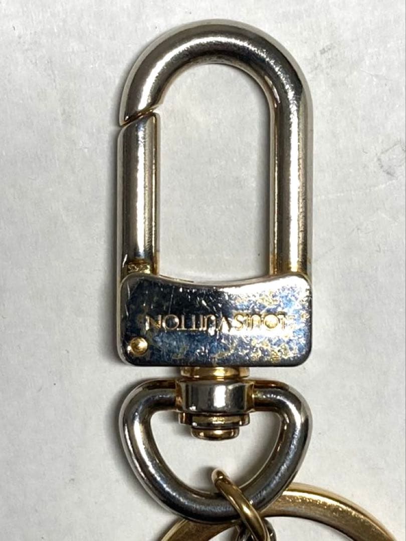 ルイヴィトン　ポルトクレ　LV ファセット　キーホルダー　チャーム　箱付き