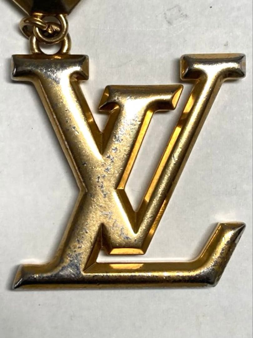 ルイヴィトン　ポルトクレ　LV ファセット　キーホルダー　チャーム　箱付き