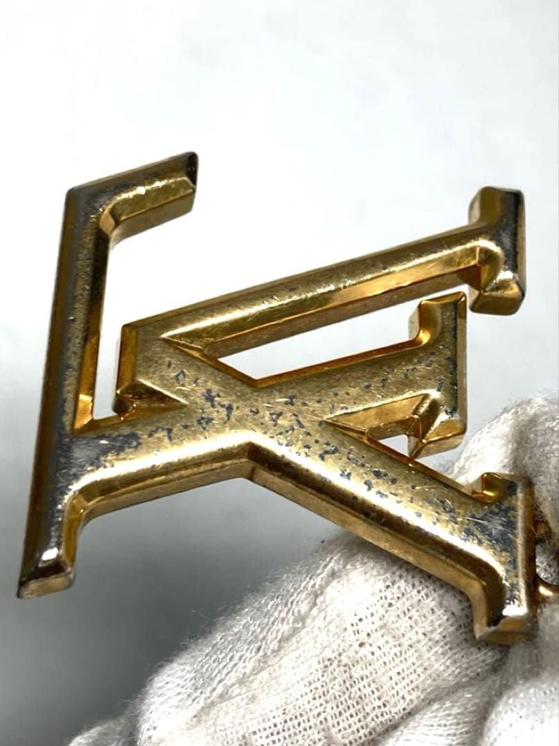 ルイヴィトン　ポルトクレ　LV ファセット　キーホルダー　チャーム　箱付き