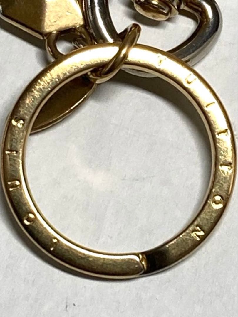 ルイヴィトン　ポルトクレ　LV ファセット　キーホルダー　チャーム　箱付き