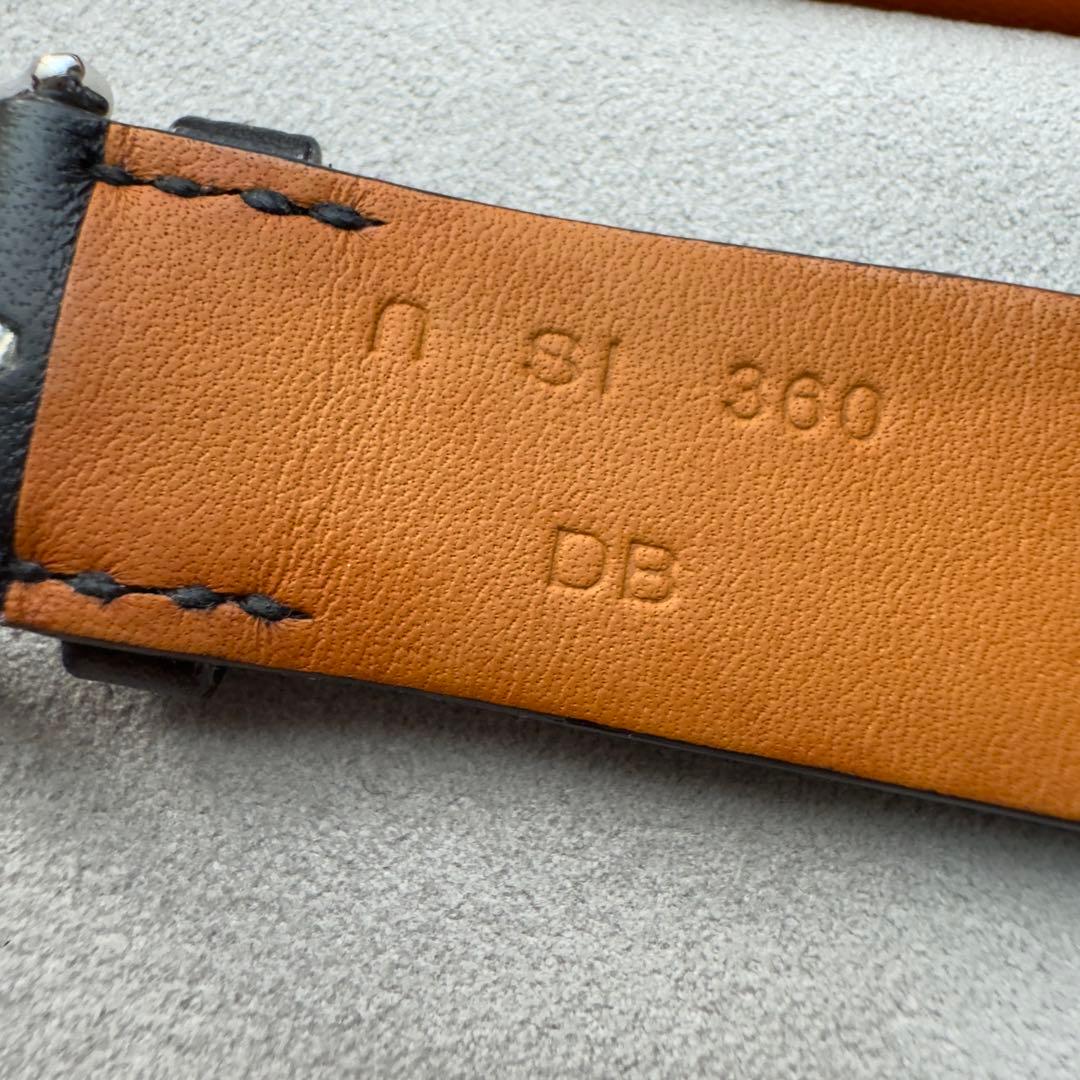 2084 Apple Watch エルメス　グルメット　ブラック　HERMES