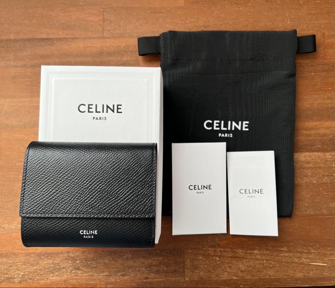 CELINE 三つ折り財布 美品