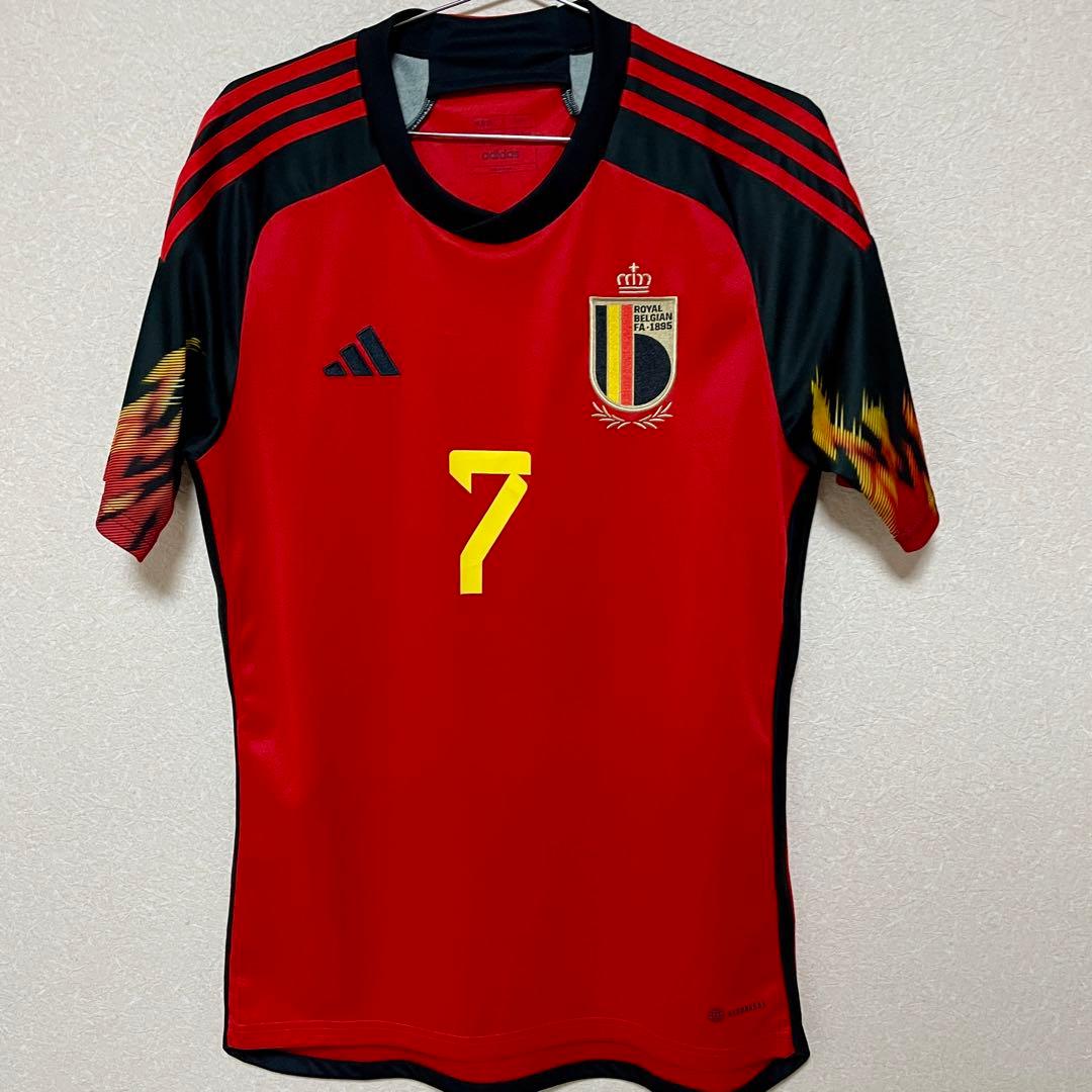 【正規品】ベルギー代表 2022 W杯 ホーム デ・ブライネ L オフィシャル