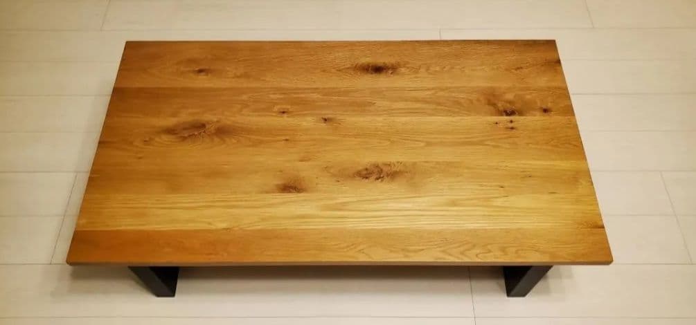 リビングハウス at will センターテーブル 無垢材 W120 メンテ済み