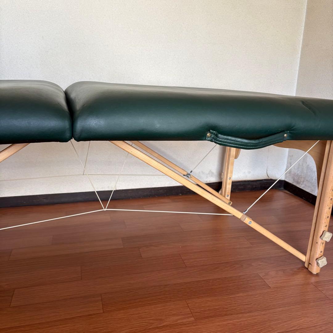 EARTHLIFTE 折りたたみベッド グリーン　マッサージ　アースライト