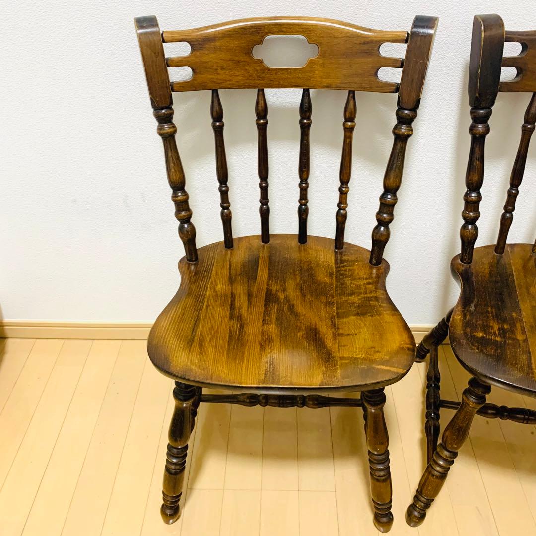 【希少】ダイニングチェア 2脚 ヴィンテージ 飛騨産業 オールド